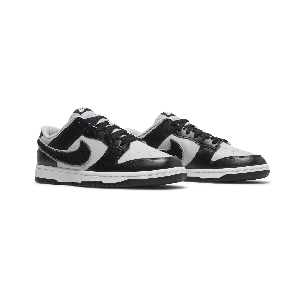 Nike Dunk Low 'Chenille Swoosh Black Grey' (2022)