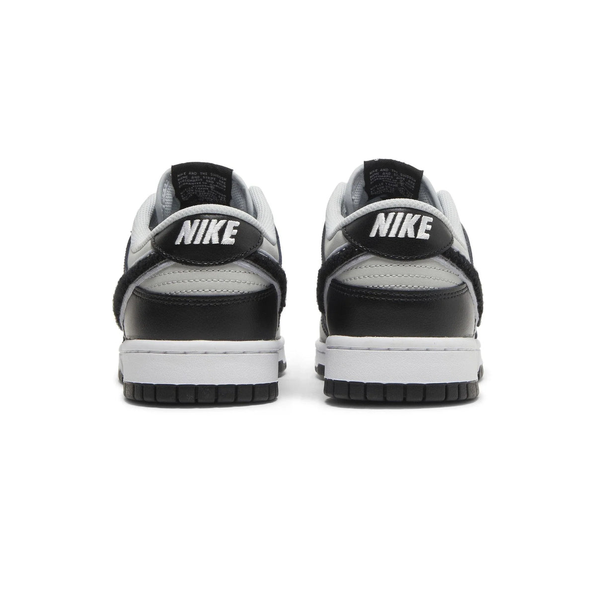 Nike Dunk Low 'Chenille Swoosh Black Grey' (2022)